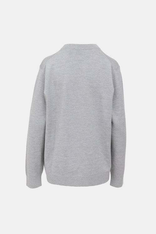 Burberry Wool Fennell Knit Logo Sweater