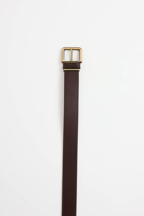 Burberry Haymarket Check Reversible Belt