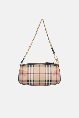 Burberry Haymarket Check Anabel Wristlet