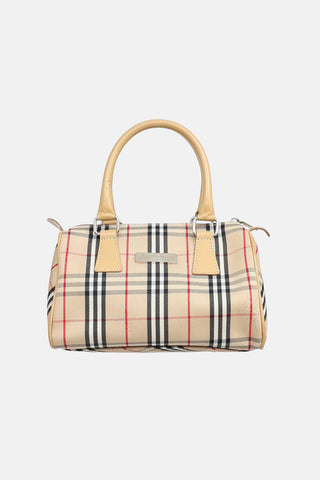 Burberry Haymarket Bowling Mini Bag