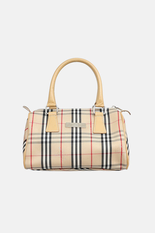 Burberry Haymarket Bowling Mini Bag