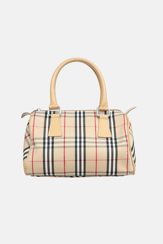 Burberry Haymarket Bowling Mini Bag