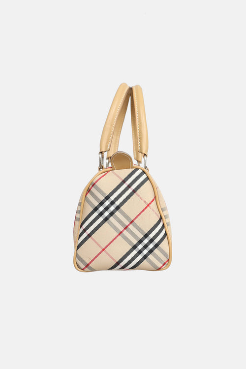 Burberry Haymarket Bowling Mini Bag