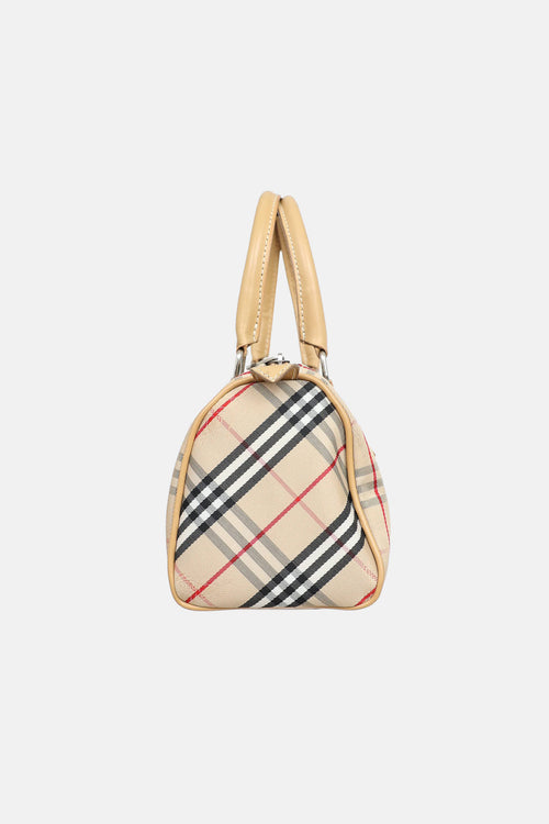 Burberry Haymarket Bowling Mini Bag