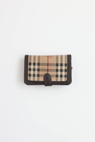 Burberry Haymarket Check Bi-Fold Wallet
