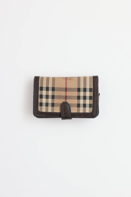 Burberry Haymarket Check Bi-Fold Wallet