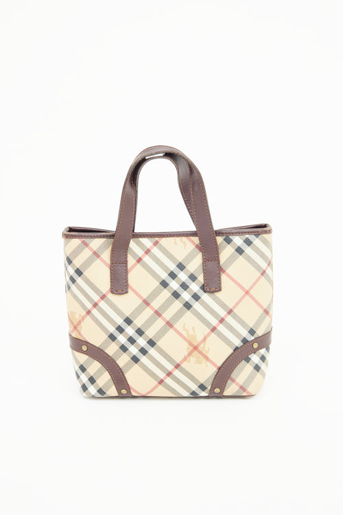 BurberryHaymarket Check Tote Bag