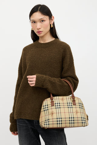 Burberry Haymarket Alma Bag