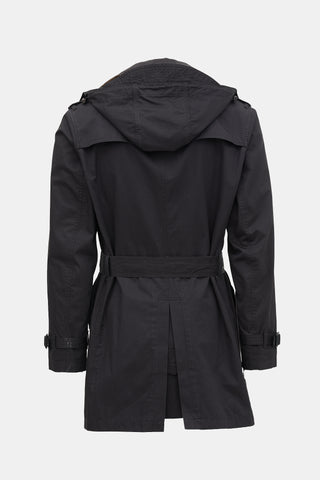 Burberry Hooded Trench Coat