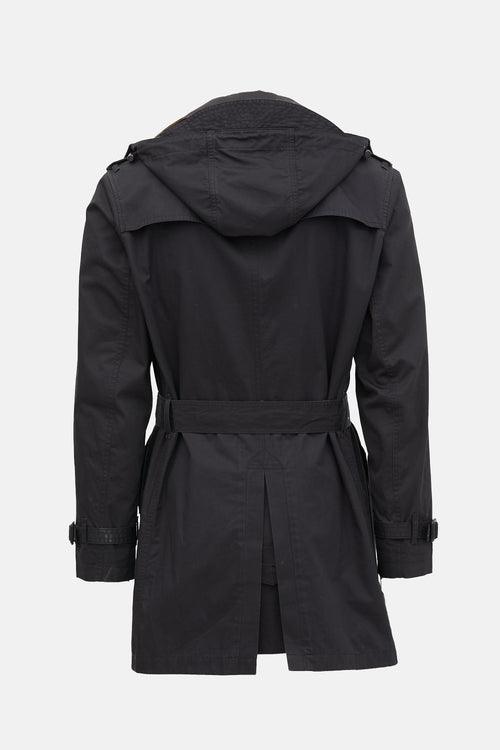 Burberry Hooded Trench Coat