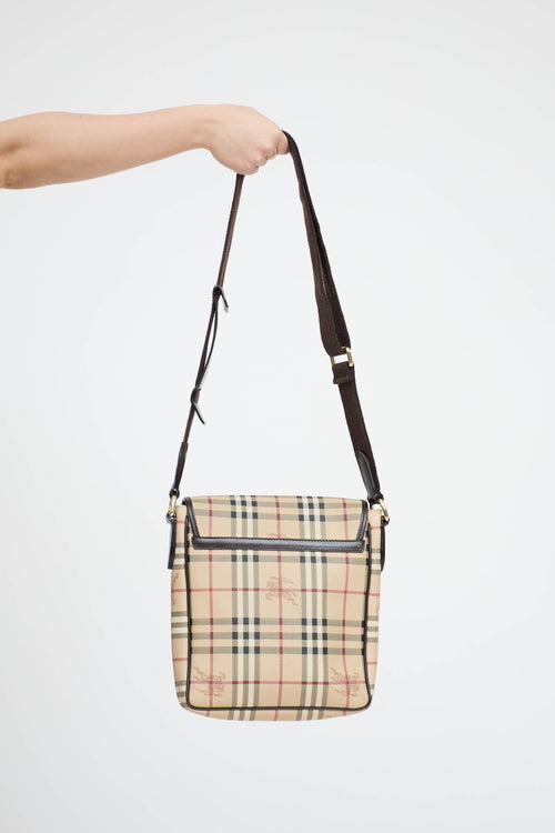 Burberry Haymarket Check Wardour Bag