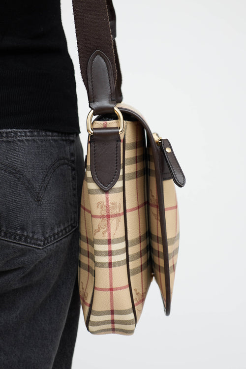 Burberry Haymarket Check Wardour Bag