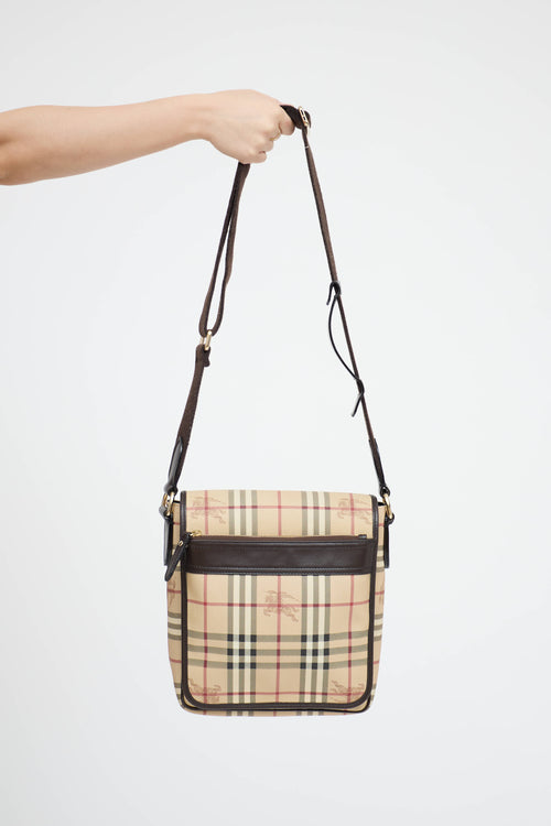 Burberry Haymarket Check Wardour Bag