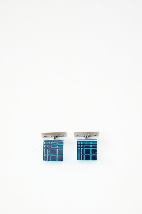 Burberry House Check Cufflinks