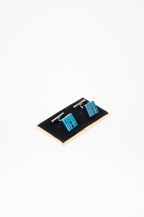 Burberry House Check Cufflinks