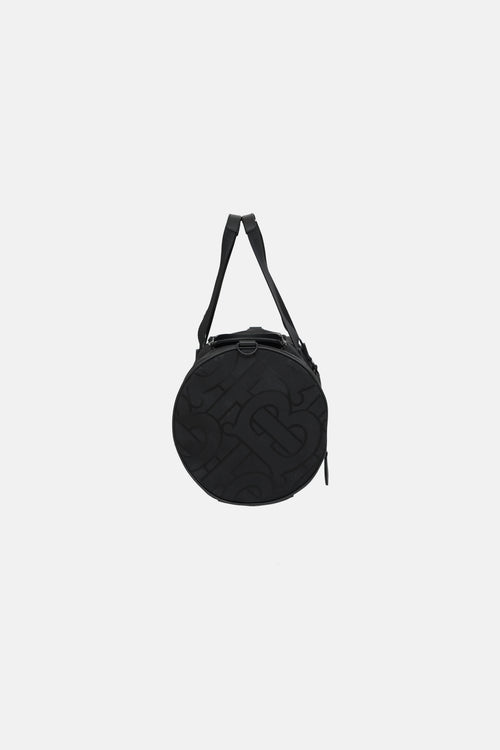 Burberry Jacquard Mono Barrel Bag