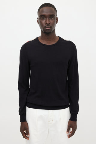 Burberry Jersey Check Sweater