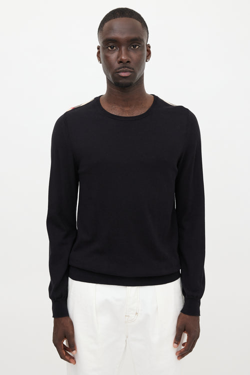 Burberry Jersey Check Sweater