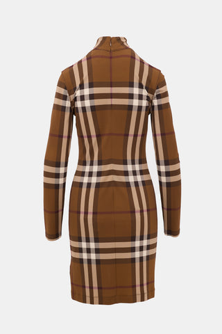 Burberry Jersey Check Gemma Dress