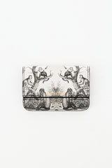Burberry Leather Card Holder On Chain