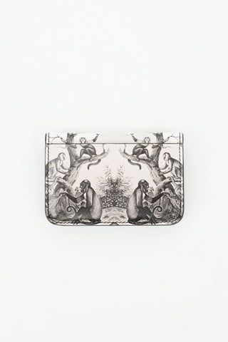 Burberry Leather Card Holder On Chain