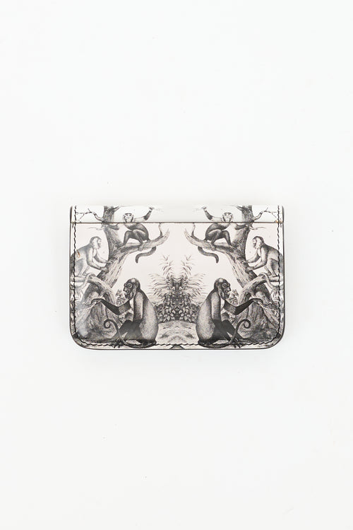 Burberry Leather Card Holder On Chain