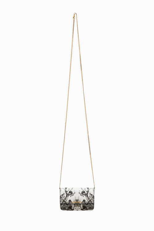 Burberry Leather Card Holder On Chain