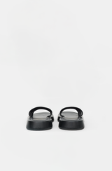 Burberry Leather & Mesh Buckingham Slide