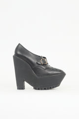 Burberry Leather Platform Loafer