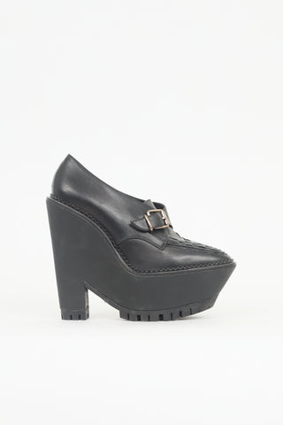 Burberry Leather Platform Loafer