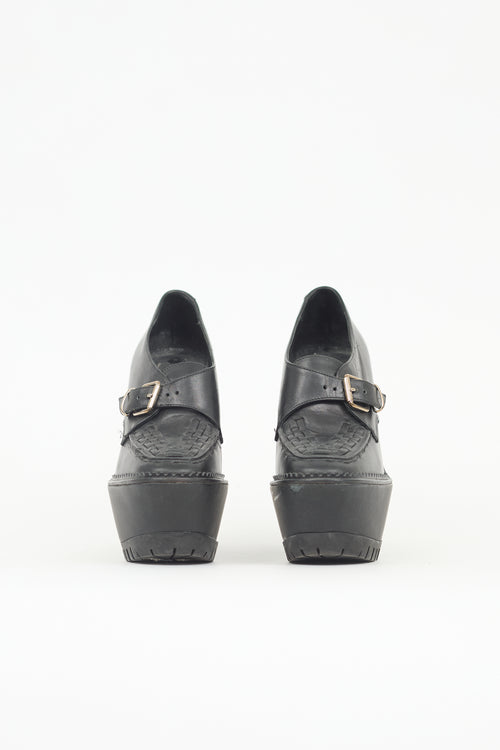 Burberry Leather Platform Loafer