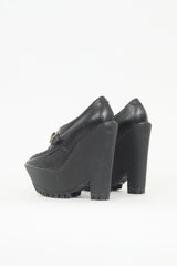 Burberry Leather Platform Loafer