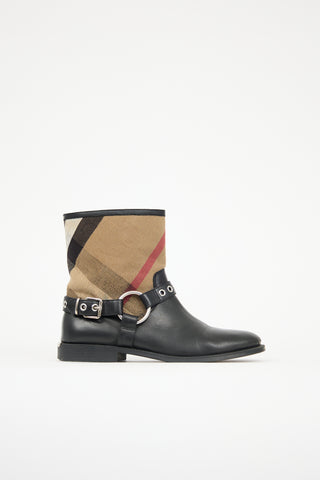 Burberry Leather Queenstead Boot