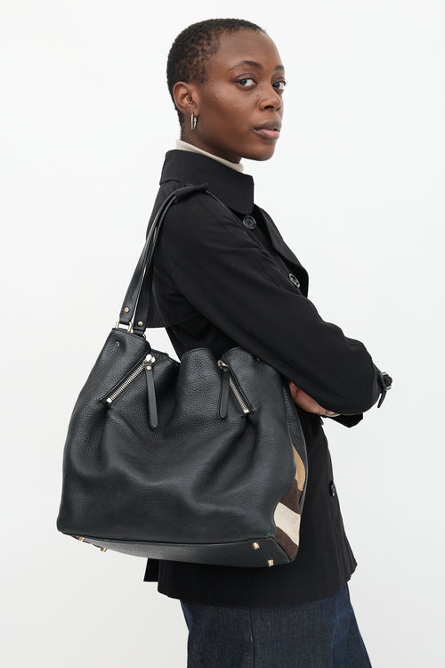 Burberry Leather Maidstone Tote Bag