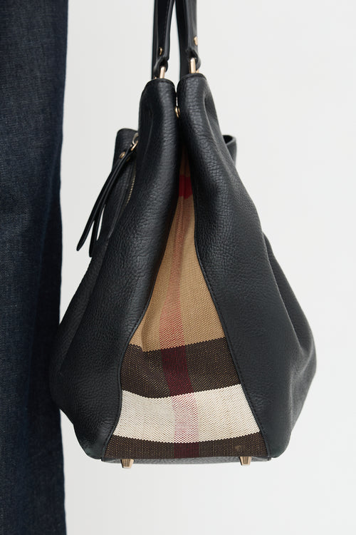 Burberry Leather Maidstone Tote Bag