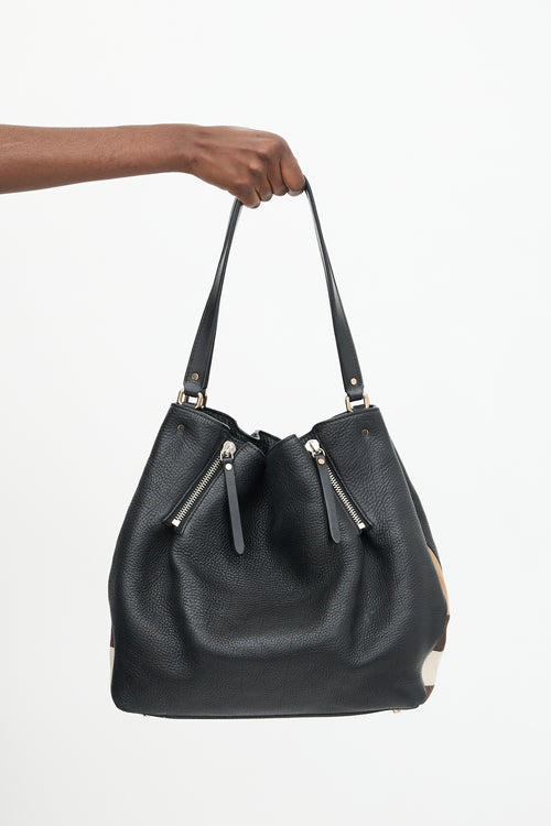 Burberry Leather Maidstone Tote Bag