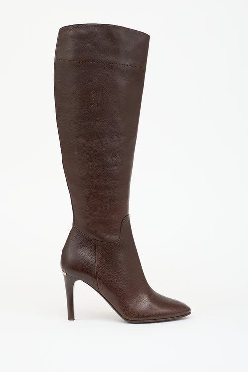 Burberry Leather Muncy Riding Boot