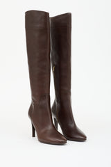 Burberry Leather Muncy Riding Boot