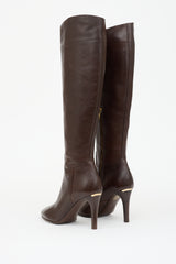Burberry Leather Muncy Riding Boot