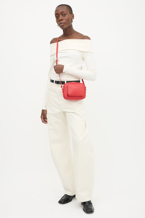 Burberry Leather Small Camera Bag