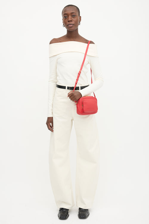 Burberry Leather Small Camera Bag