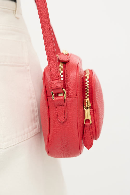Burberry Leather Small Camera Bag