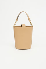 Burberry Leather Bucket Bag