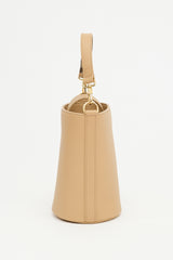 Burberry Leather Bucket Bag