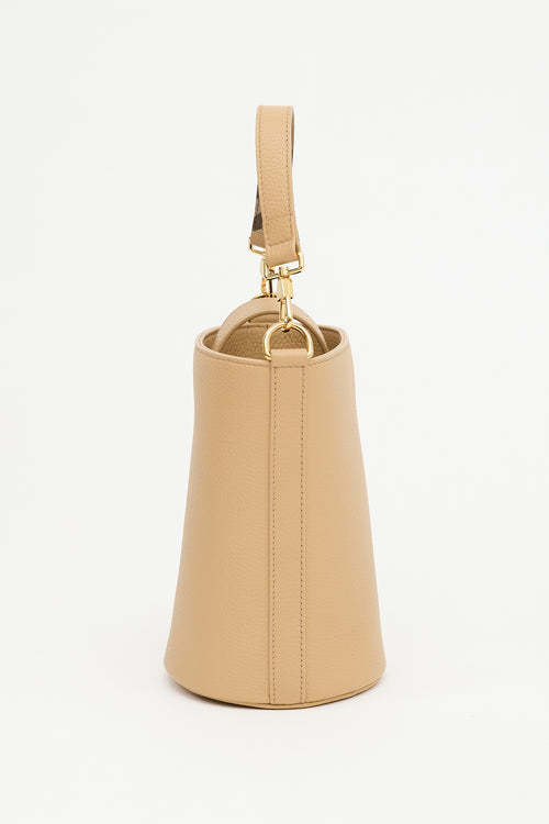Burberry Leather Bucket Bag