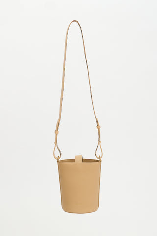 Burberry Leather Bucket Bag