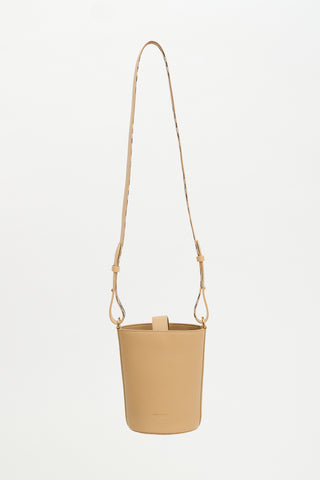 Burberry Leather Bucket Bag