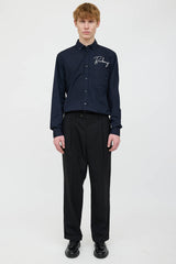 Burberry Logo Button Up Shirt