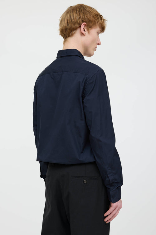 Burberry Logo Button Up Shirt