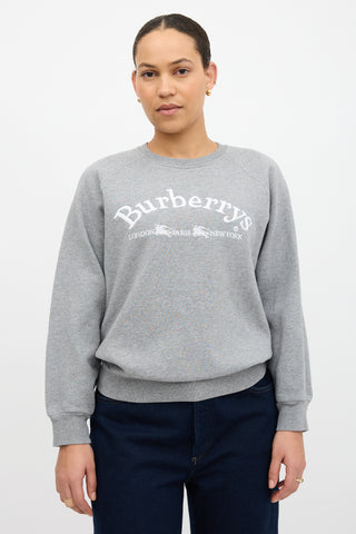 Burberry Logo Crewneck Sweater